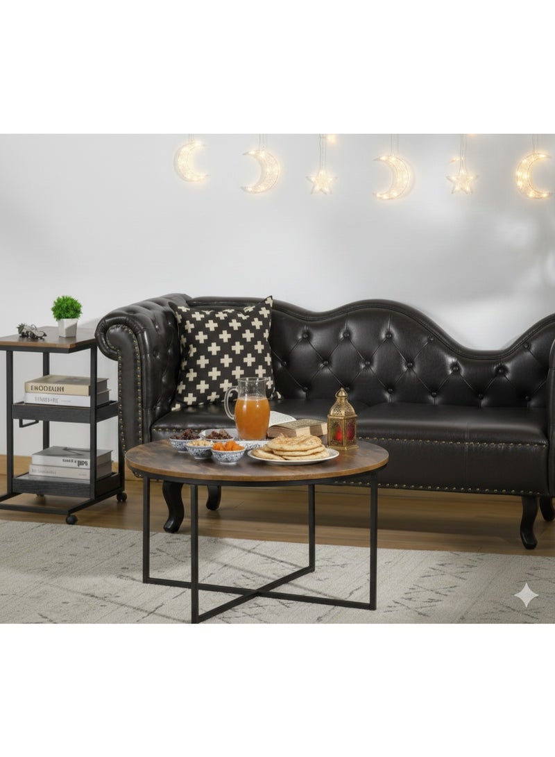 Home gallery Side Table - Brown 45X80X80 - Image 2